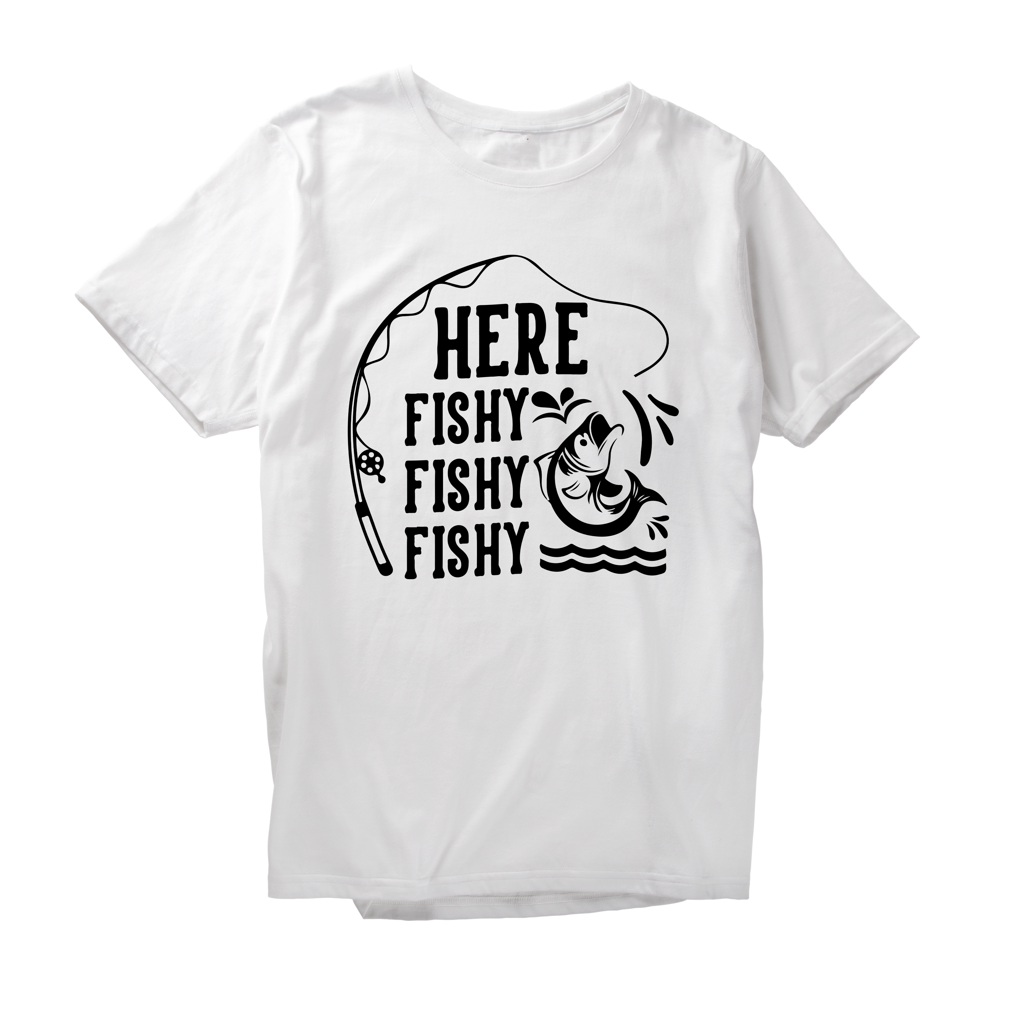 Alfaq Here Fishy Fishy Fishy T-Shirt